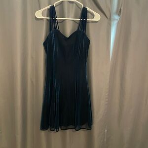 Vintage 90’s Party ~ Dance Dress ~ Blue